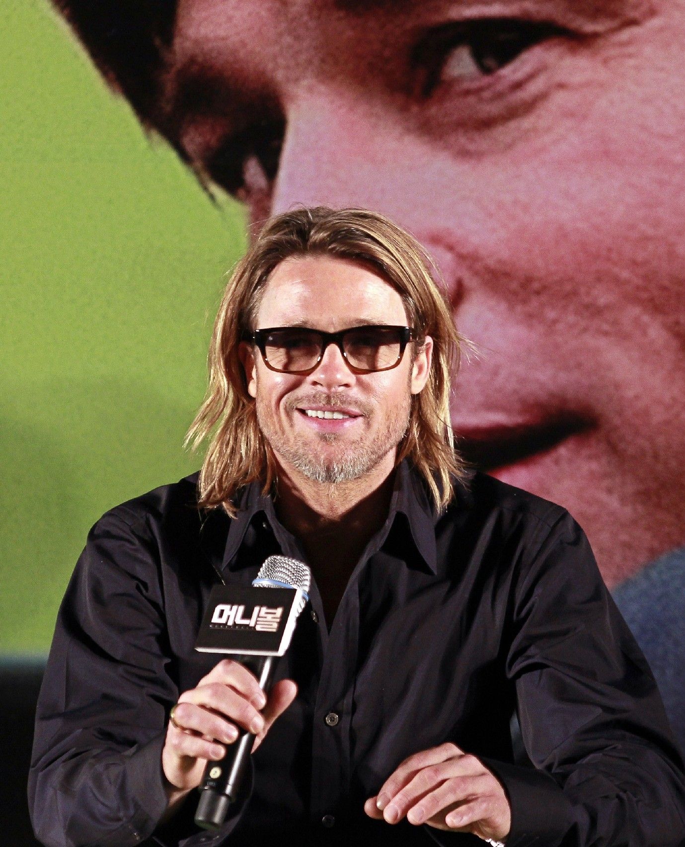Brad Pitt at press conference for his latest movie ‘Moneyball’ | Picture 124906